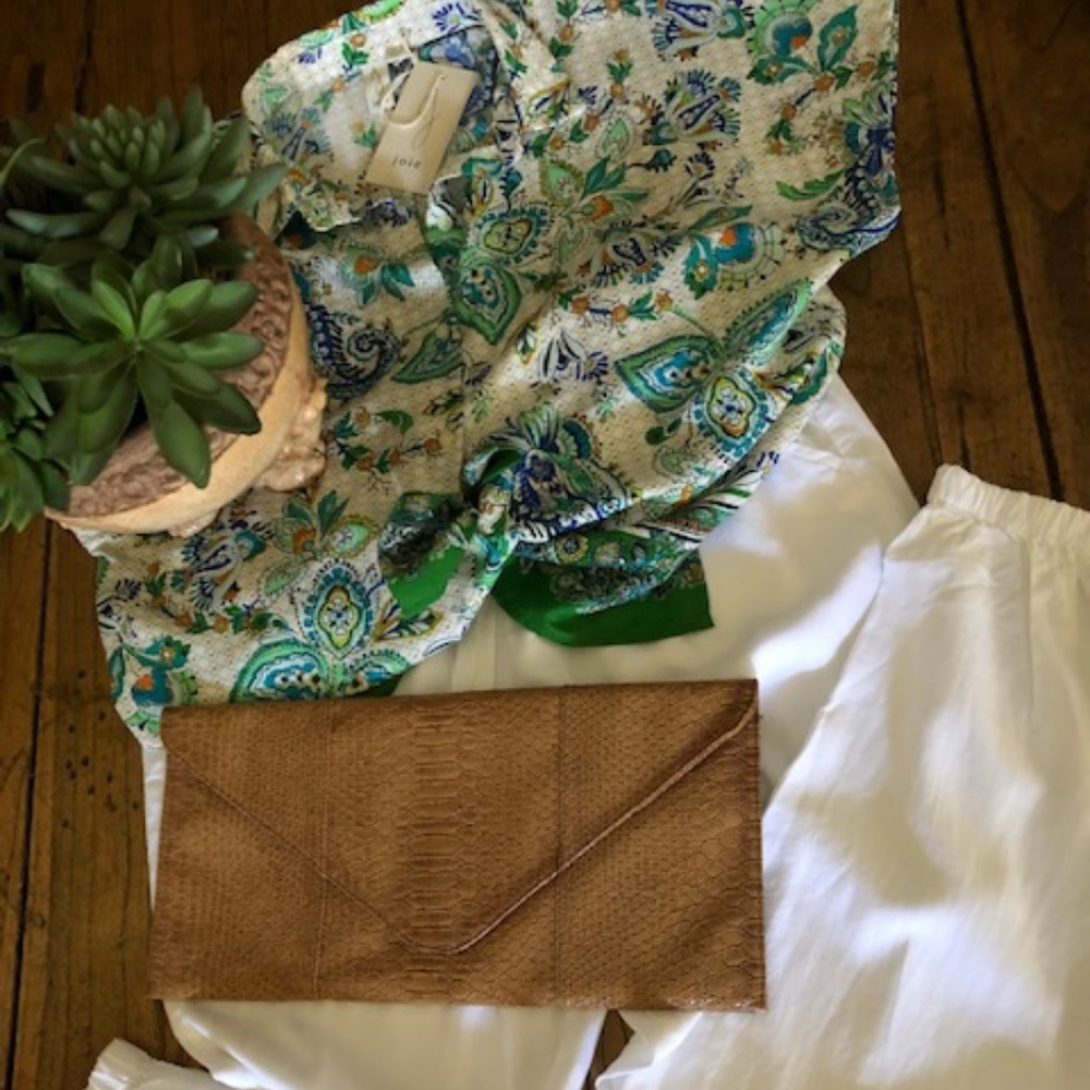 Women's Joie Paisley Blouse / Top S/P (Small)